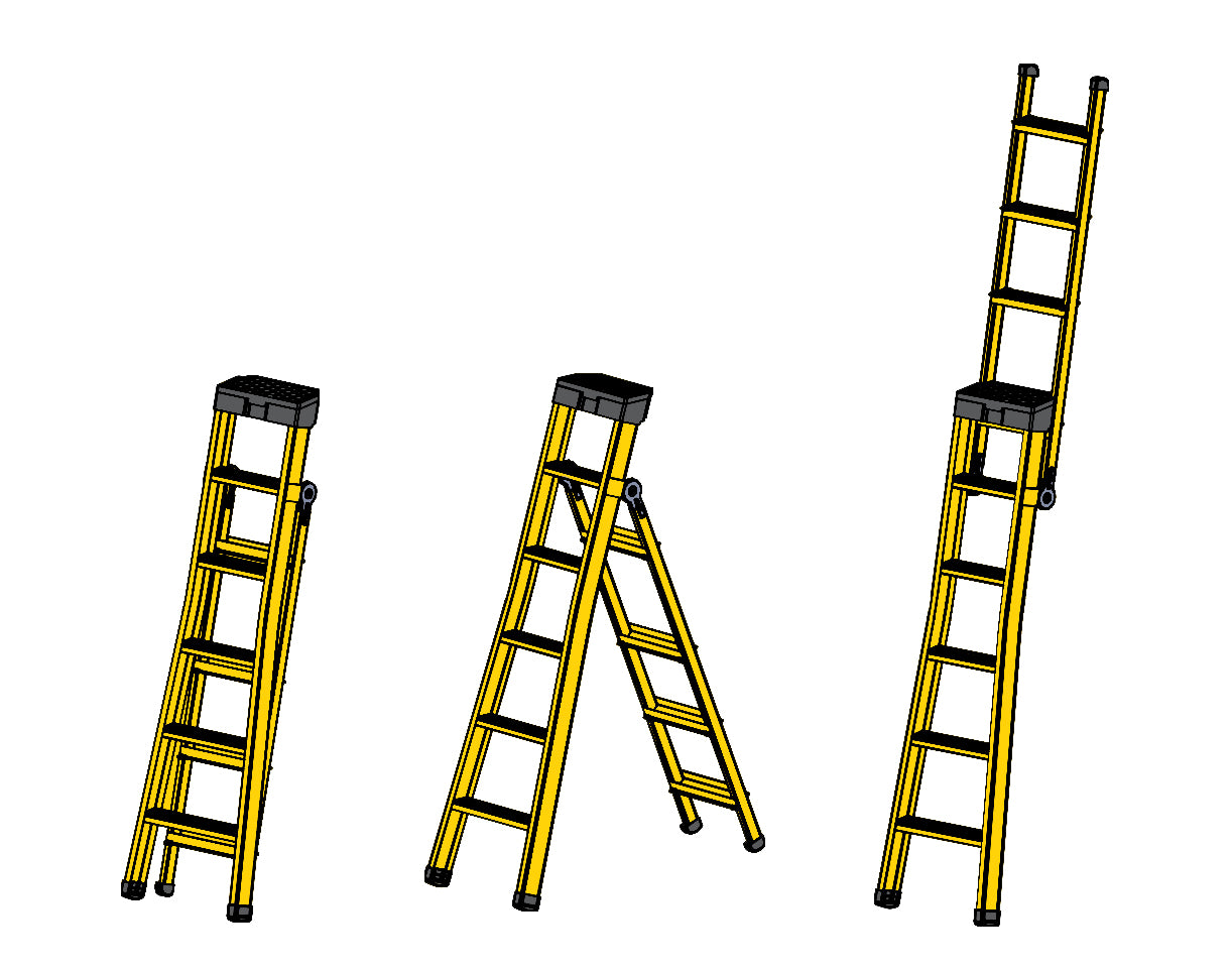 SXLDML-005 STANLEY 3-in-1 Multi-Ladder 1.80m