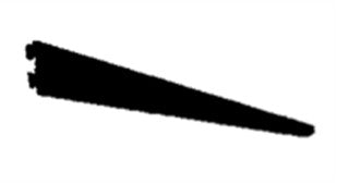 SXRSSH-113 STANLEY Bracket D32 Matt Black 12cm