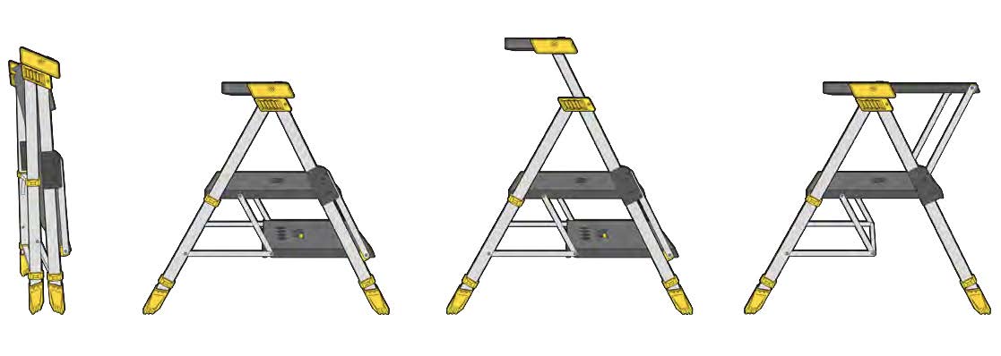 SXLDML-003 STANLEY 3-in-1 Step Stool