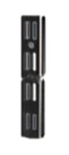 SXRSSH-124 STANLEY Rail D32 Matt Black 229cm
